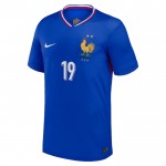 Günstige Fußballtrikots Frankreich Fofana 19 Heimtrikot EURO 2024 Kurzarm